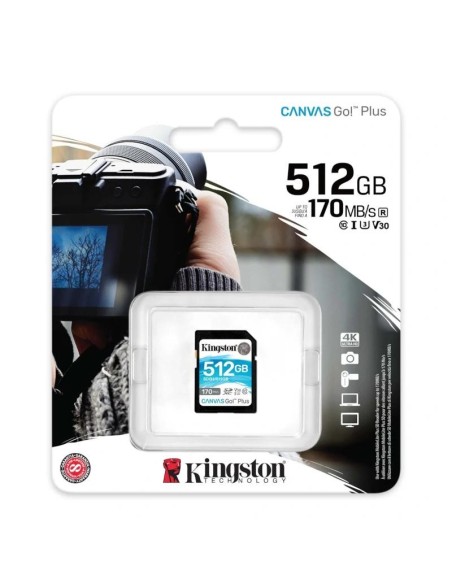 Kingston Canvas Go! Plus SD 512GB class 10 U3 V30