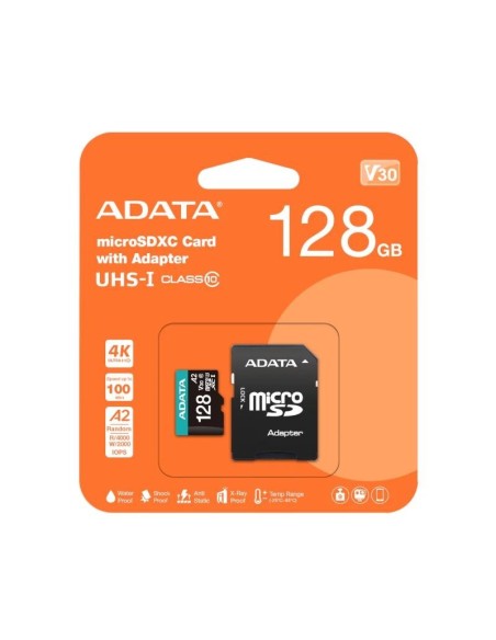 ADATA microSDXC/SDHC UHS-I U3 128GB c/adapt