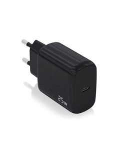 Aisens Cargador 25W USB-C PD3.0 1xUSB-C Negro