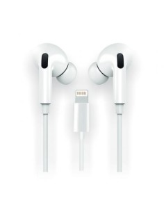 Auriculares Intrauditivos Tech One Tech earTECH HOP TEC1202/ con Micrófono/ Lightning/ Blancos