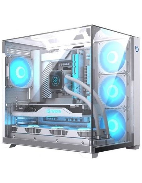 Caja Gaming Semitorre Hiditec SKY/ Blanco