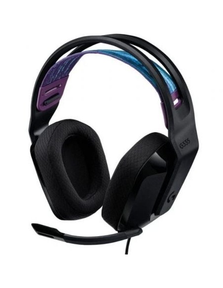Auriculares Gaming con Micrófono Logitech G335/ Jack 3.5/ Negros