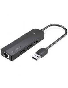Docking USB 2.0 Vention CHPBB/ 3xUSB/ 1xMicro USB PD/ 1xRJ45/ Negro 2