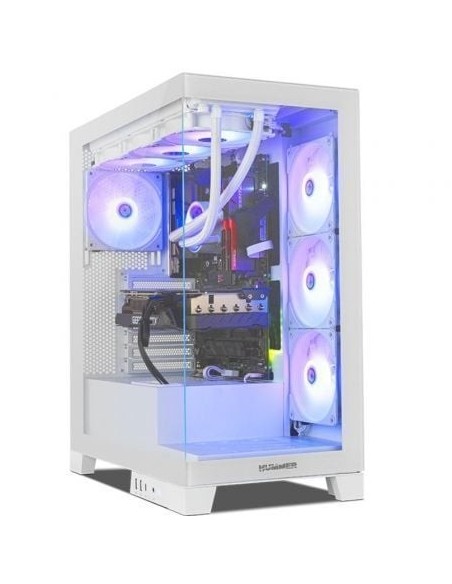 Caja Gaming Semitorre Nox Hummer Glock/ Blanca
