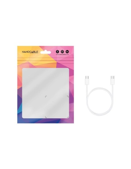 Nanocable Cable USB-C 2'0 60W USB-C/M-M' 2m