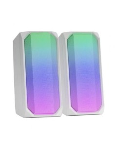 Altavoces con Bluetooth Mars Gaming MSRGBW/ 15W/ 2.0/ Blancos