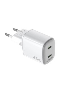 Celly Cargador Gan 2 USBC 45w WH