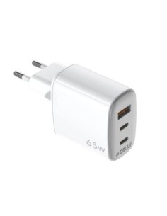 Celly Cargador Gan 1Usb 2Usb-C 65w WH