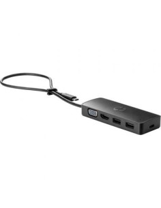 Docking USB 3.0 Tipo-C HP USB-C Travel G2/ 2xUSB/ 1xHDMI/ 1xVGA/ Negro 2