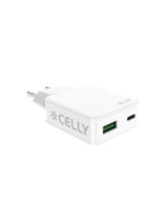 Celly Cargador  1 Usb-C 1 Usb- A 45w