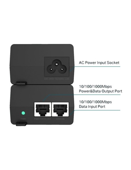 TP-Link PoE160S Inyector PoE+ 2xGb