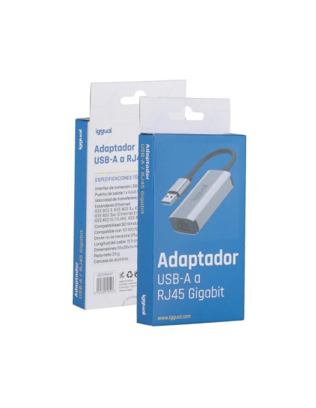 iggual Adaptador USB-A 3.0 a RJ45 Gigabit
