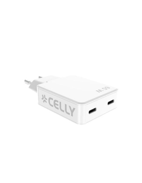 Celly Cargador  2 Usb-C 65w