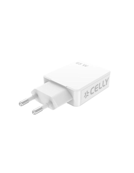 Celly Cargador  2 Usb-C 65w