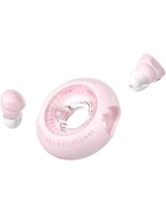 Auriculares Bluetooth Vention NBRP0 con estuche de carga/ Autonomía 6h/ Rosas