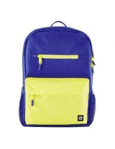 Mochila HP Campus 7J596AA para Portátiles hasta 15.6'/ Azul y Lima 2