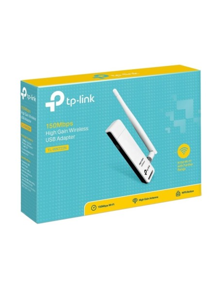 TP-LINK TL-WN722N Tarjeta Red WiFi N150 USB