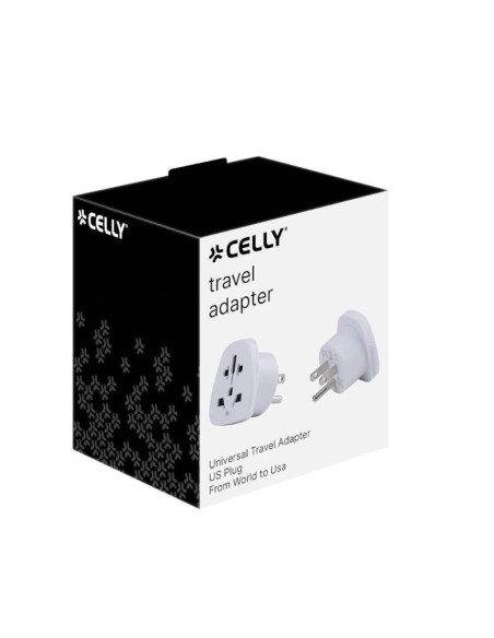 Celly Adaptador de Viaje Universal US