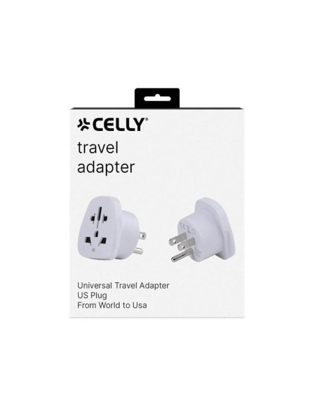 Celly Adaptador de Viaje Universal US