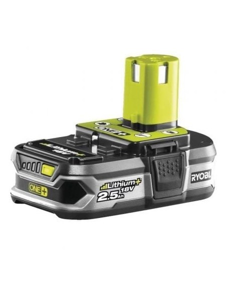 Batería de litio Ryobi ONE+ RB18L25/ 18V 2,5Ah/ Sin Cargador