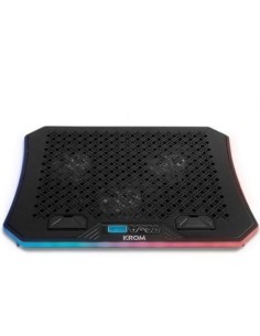 Soporte Refrigerante Krom Kooler para Portátiles hasta 19'/ Iluminación LED 2