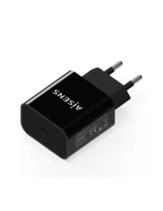 Aisens Cargador USB-C PD3.0 1xUSB-C 20W Negro