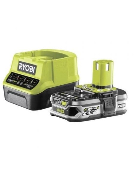Cargador + Batería de litio Ryobi ONE+ RC18120-125/ 18V 2,0Ah