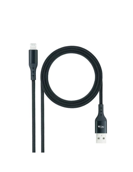 Nanocable Cable Lightining-USB A/M. Negro. 1 M