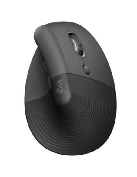 Ratón Vertical Inalámbrico por Bluetooth/ 2.4GHz Logitech Lift Vertical Ergonomic Mouse Business/ Hasta 4000 DPI/ Grafito