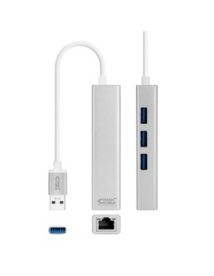 Nanocable Conversor USB 30 Ethernet + 3xUSB 30