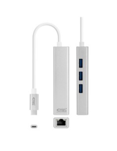 Nanocable Conversor USB-C Ethernet +3xUSB 30