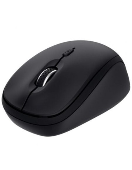 Ratón Mini Inalámbrico Trust Yvi+ Multidispositivo/ Hasta 1600 DPI/ Negro