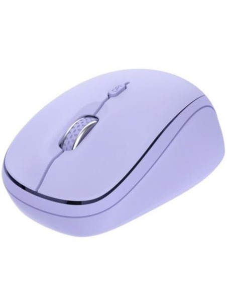Ratón Mini Inalámbrico Trust Yvi+ Multidispositivo/ Hasta 1600 DPI/ Purpura