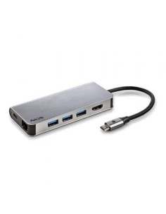 Docking USB Tipo-C NGS WonderDock8/ 3xUSB/ 1xUSB Tipo-C DP/ 1xHDMI/ 1xRJ45/ 1xLector Tarjetas SD 2