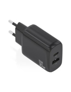 Aisens Cargador GaN 30W USB-C PD3.0 QC4.0 USB-A