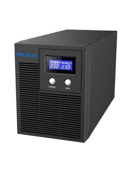 SAI Línea Interactiva Phasak Protekt 2160 VA/ 2160VA-1400W/ 4 Salidas/ Formato Torre