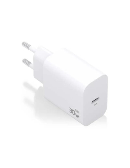 Aisens Cargador GaN 30W 1xUSB-C PD3.0 Blanco