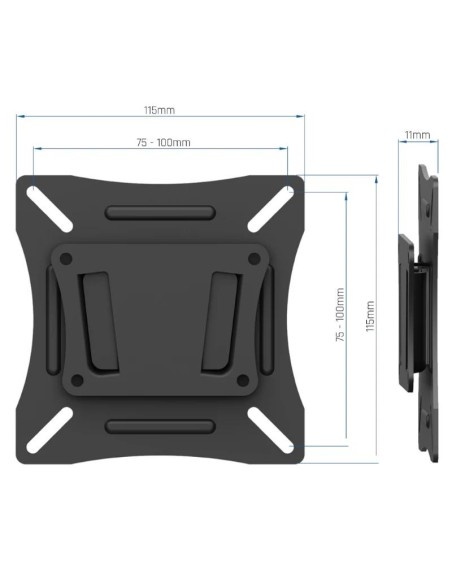 iggual SPTV07 Soporte TV 13-27" 30Kg pared Fijo
