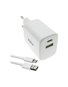 APPROX CARGADOR 35W QC 1 X USB A+ 1 X USB C+CABLE