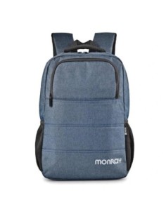 MONRAY Mochila  SACKSCHARTER 15,6" Azul jaspeado