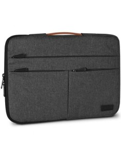 Funda Subblim Air Padding 360 Sleeve para Portátiles hasta 15.6'/ Gris Oscuro 2