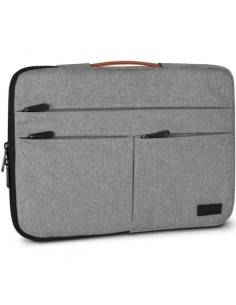 Funda Subblim Air Padding 360 Sleeve para Portátiles hasta 15.6'/ Gris Claro 2