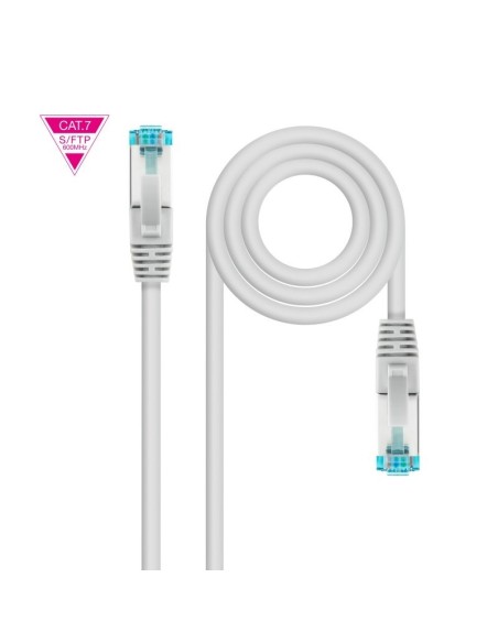 Nanocable Latiguillo Cat 7 LSZH/SFTP 3 M Gris