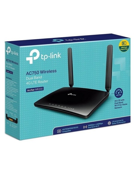TP-LINK Archer MR200 Router 4G WiFi AC750
