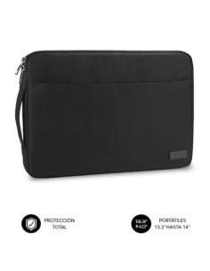 Funda Subblim Urban Laptop Sleeve para Portátiles hasta 14'/ Negra 2