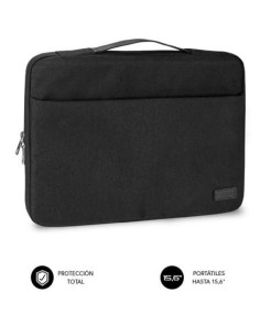 Maletín Subblim Elegant Laptop Sleeve para Portátiles hasta 15.6'/ Negro 2