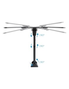 Tooq LP6055TN-B Soporte TV Incl/gira 23"-55" 3Piv 2