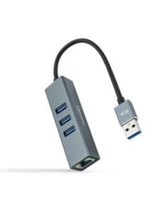 Nanocable Conversor USB 30 Ethernet + 3xUSB 30