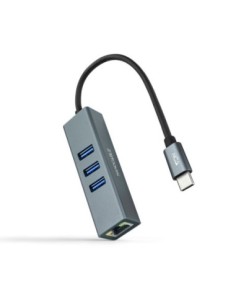 Nanocable Conversor USB-C Ethernet +3xUSB 30