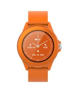 Smartwatch Forever Colorum CW-300/ Notificaciones/ Frecuencia Cardíaca/ Naranja